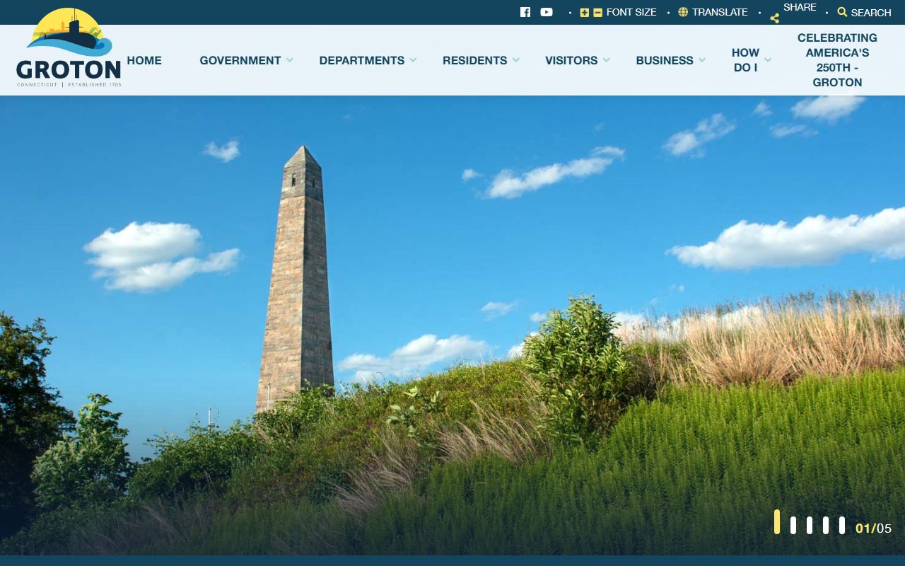 Groton phone directory town homepage