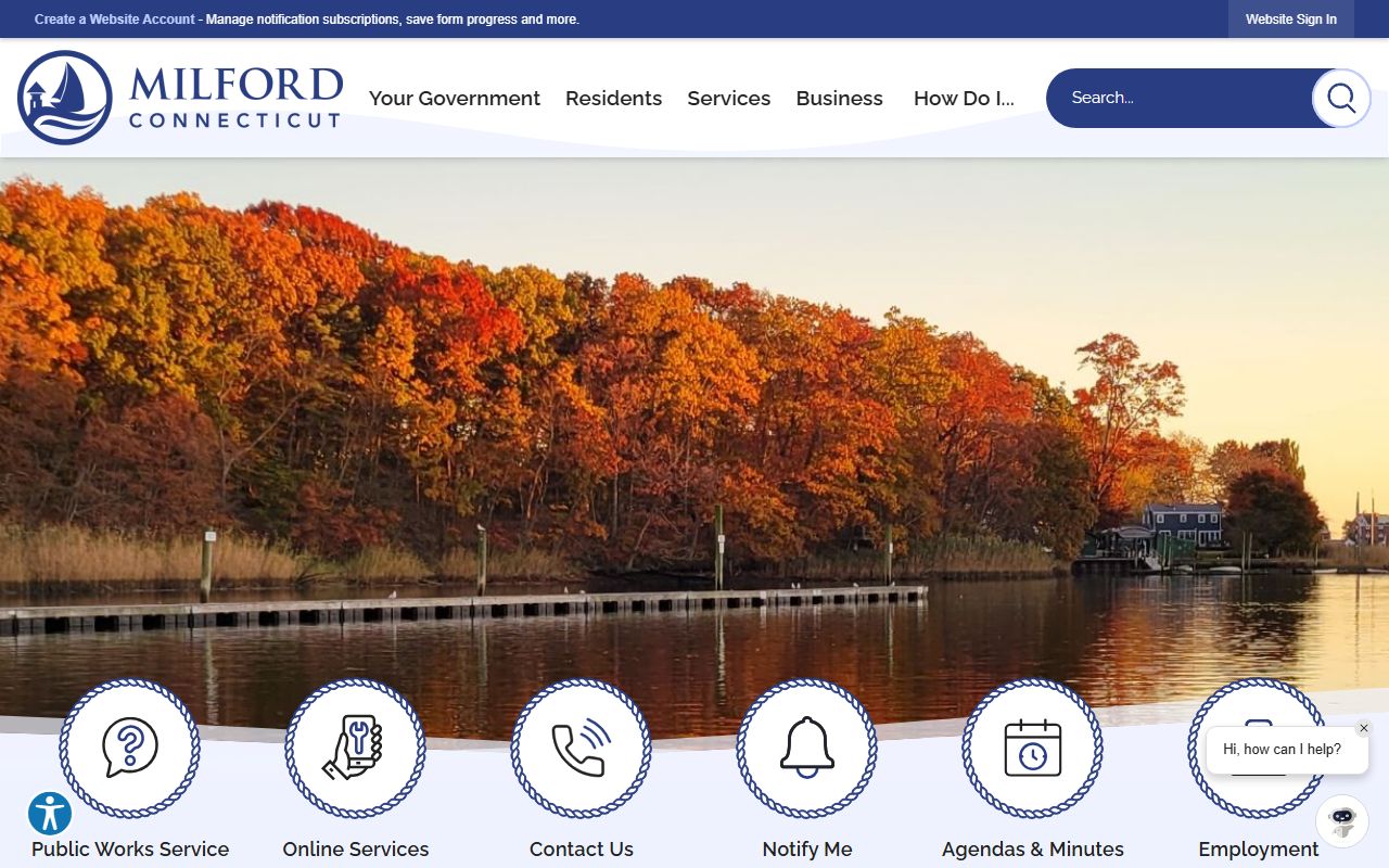 Milford phone directory city homepage