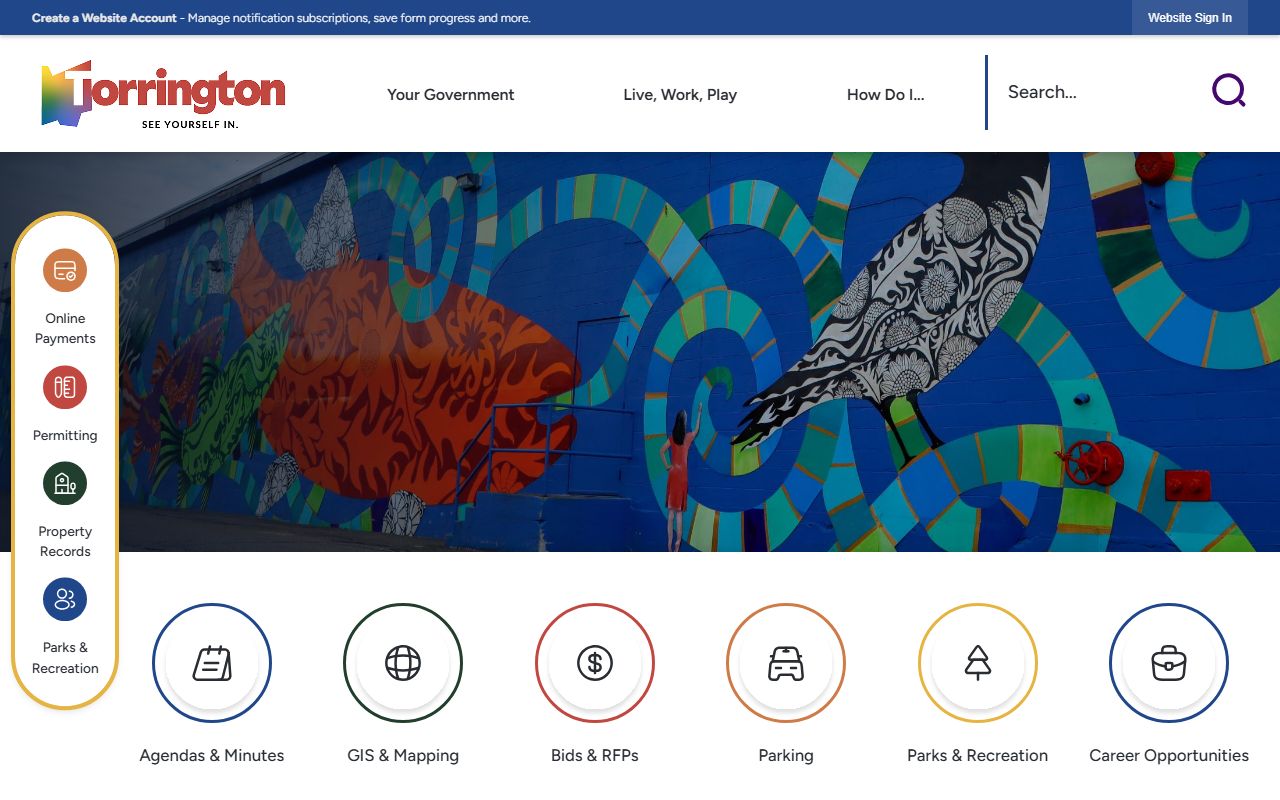 Torrington phone directory city homepage