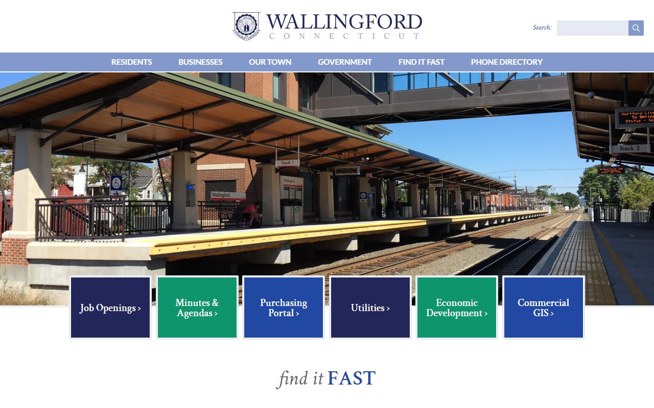 Wallingford phone directory town website homepage